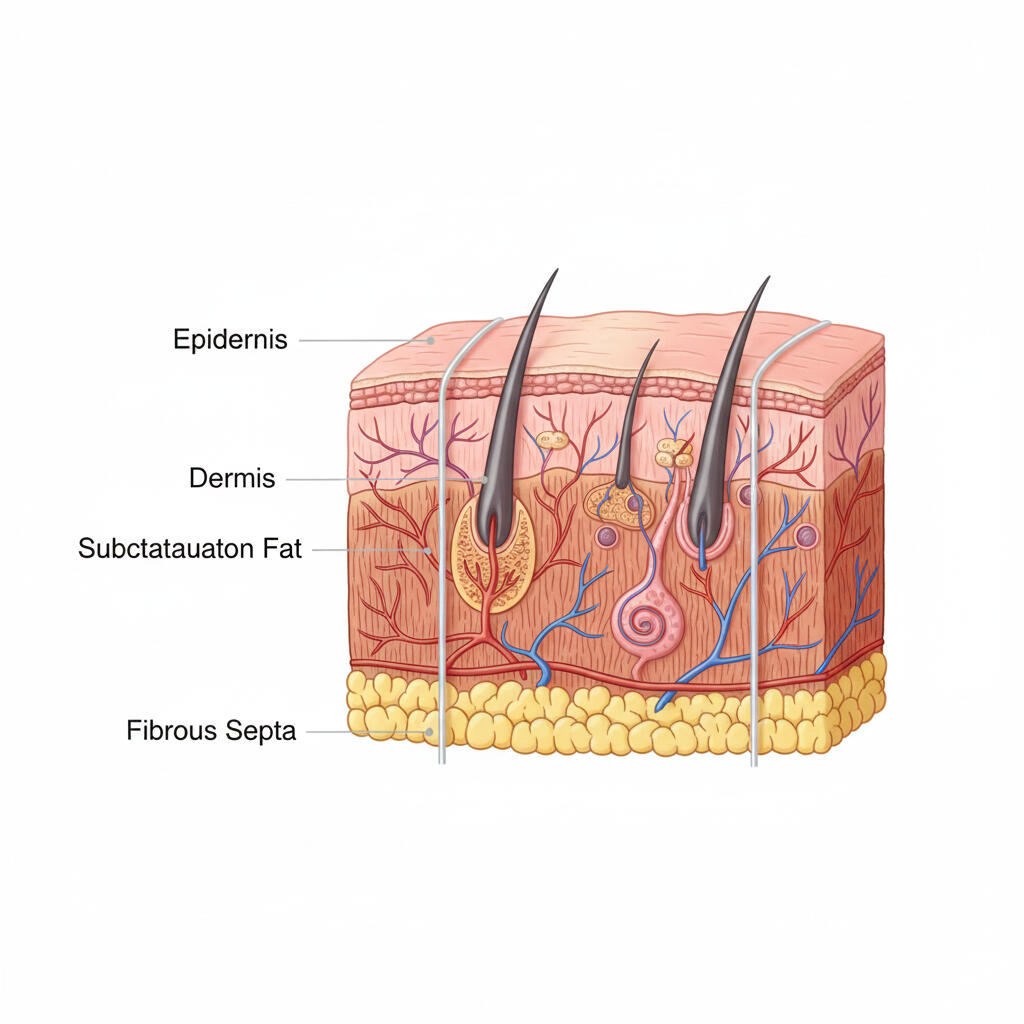 فیبر زیر پوست