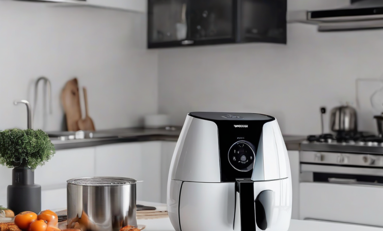 نقد و بررسی سرخ کن بدون روغن ترام هاوس مدل AF-25700 D