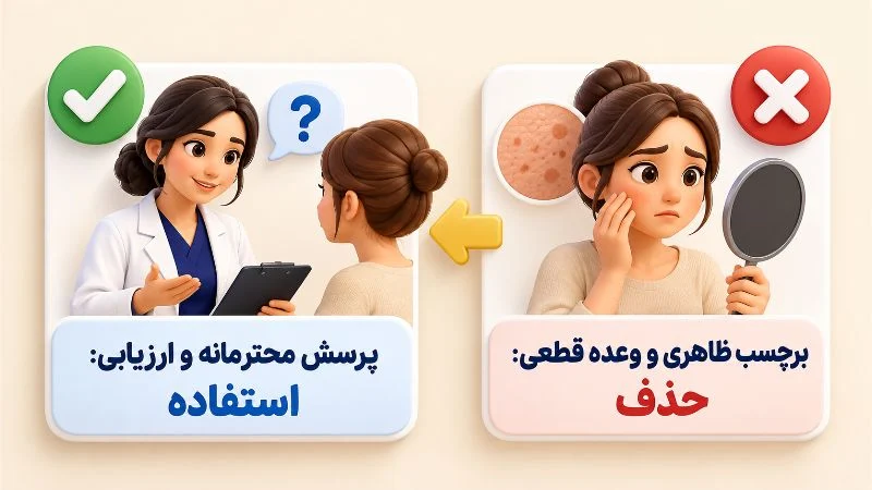 از نیاز واقعی شروع کنید و به ظاهر مخاطب برچسب نزنید